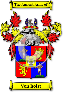 Von holst Family Crest Download (jpg) Legacy Series - 150 DPI